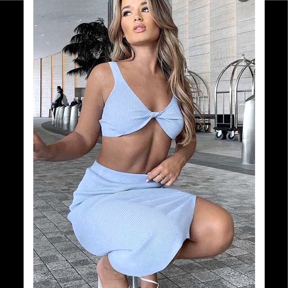 wanga Dresses & Skirts - Wangscanis Women Clothes Set,Sleeveless Tops and Slit Dress